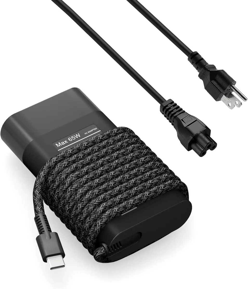 FLEANE FLEANE 65W USB-C Charger for HP Spectre x360 14 2-in-1 EliteBook x360 Pavilion Envy Elite x2 — product photo