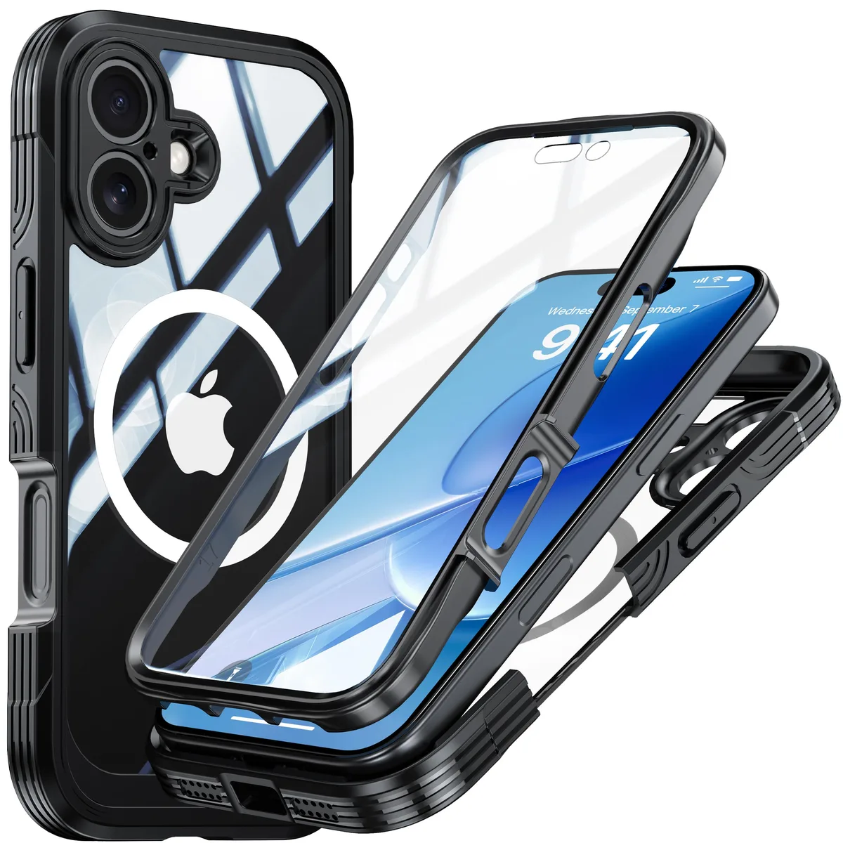 Werleo Werleo Magnetic Privacy Case iPhone 17 38 N52 Magnets 35° Black — product photo