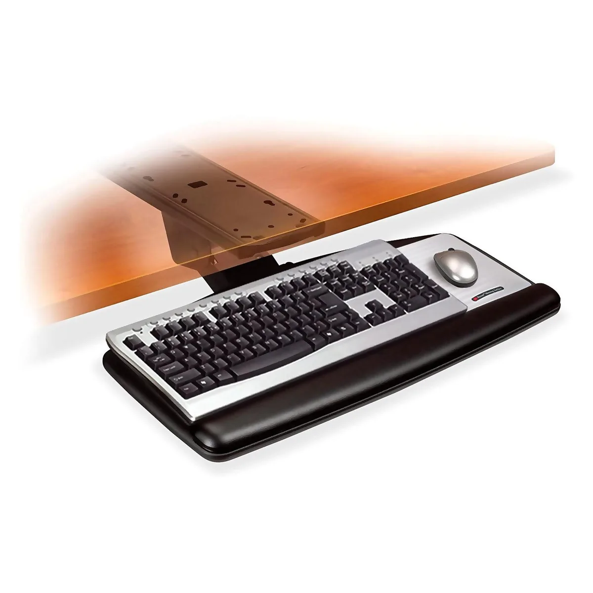 3M AKT170LE adjustable keyboard tray, black finish