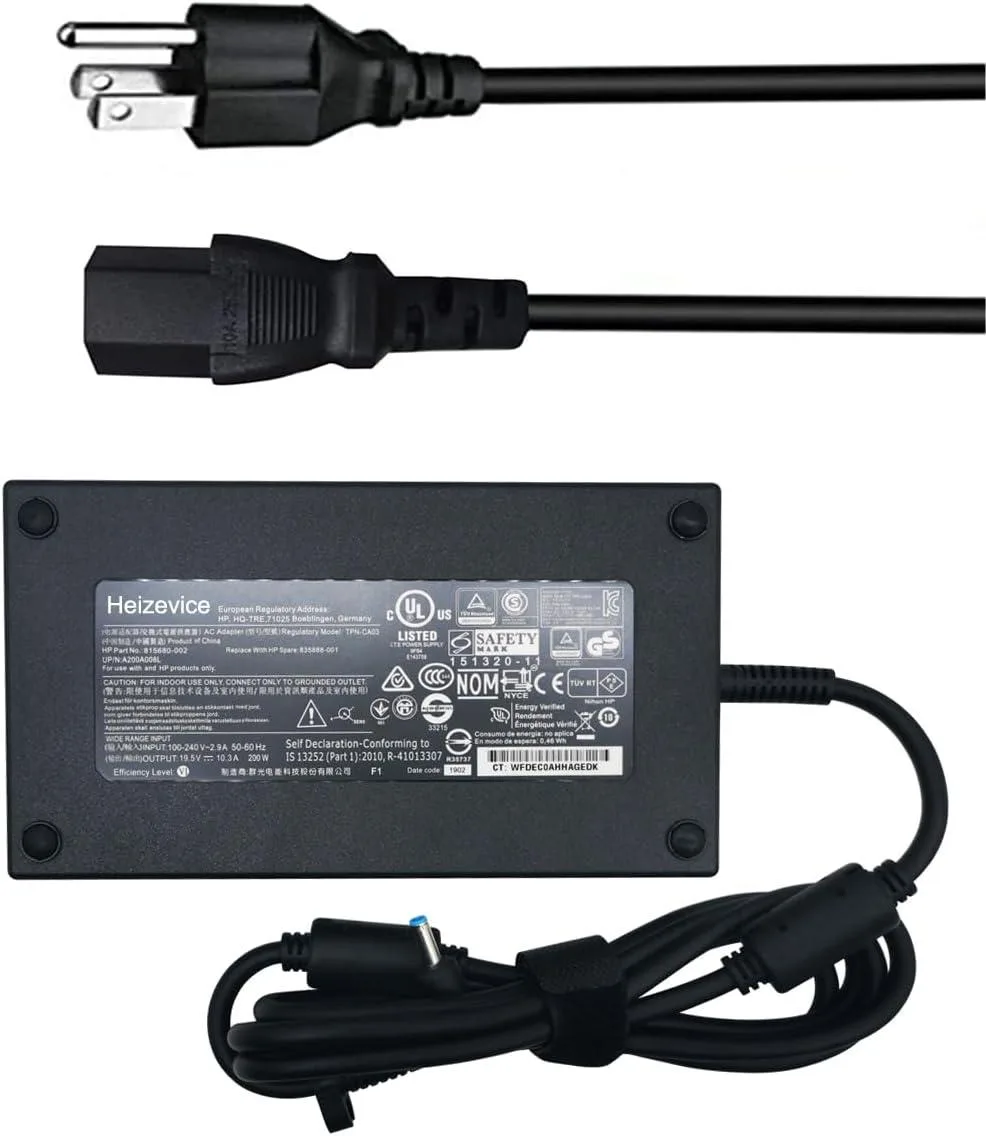 NShi NShi 200W 19.5V 10.3A Laptop Charger AC Adapter 4.5 X 3.0mm — product photo