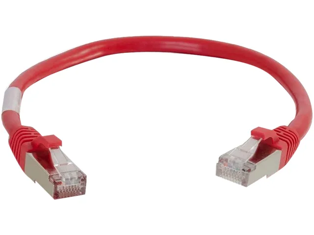 Cables To Go Cables To Go 00983 Cat6 Snagless Shielded Ethernet Cable Red 6 Inches — product photo