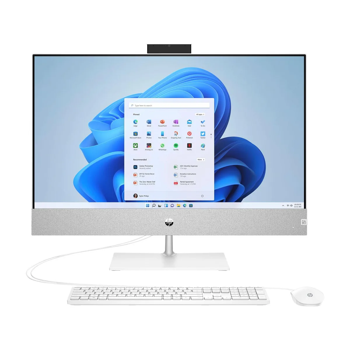 HP HP Pavilion 27 AIO Ryzen 3 5425U 32GB DDR4 1TB SSD 27" FHD White — product photo