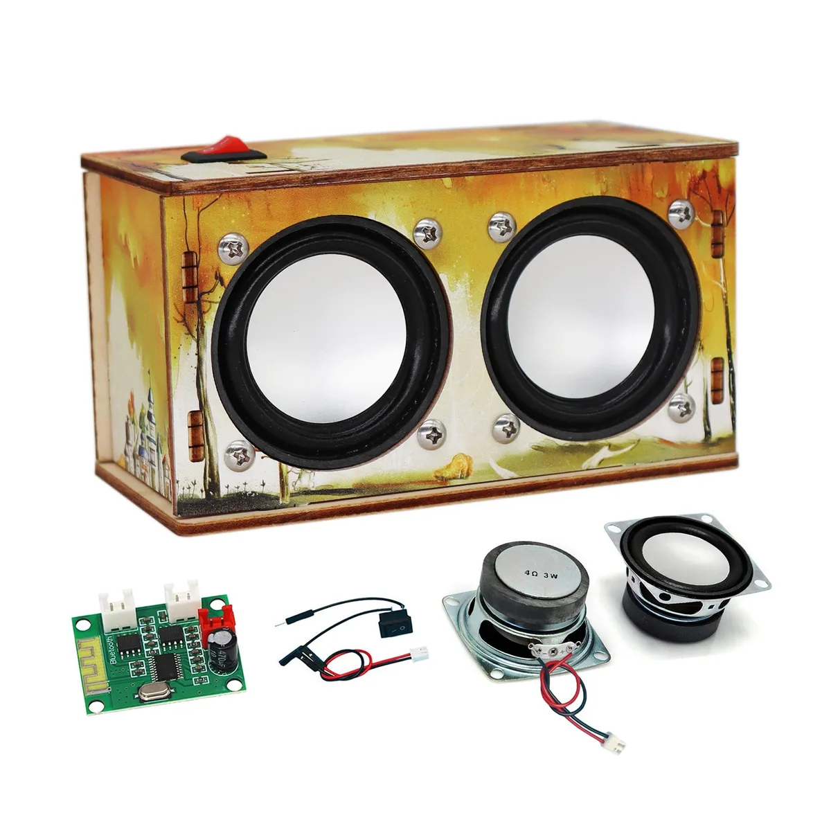 CYOEST speaker2.0 STEM toy Bluetooth speaker kit 5.1x2.4x2.8 in 9.1 oz — product photo