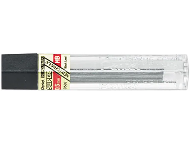 Pentel of America, Ltd. Pentel of America, Ltd. C505HB 0.5mm HB Black 12 Leads/Tube pen — product photo