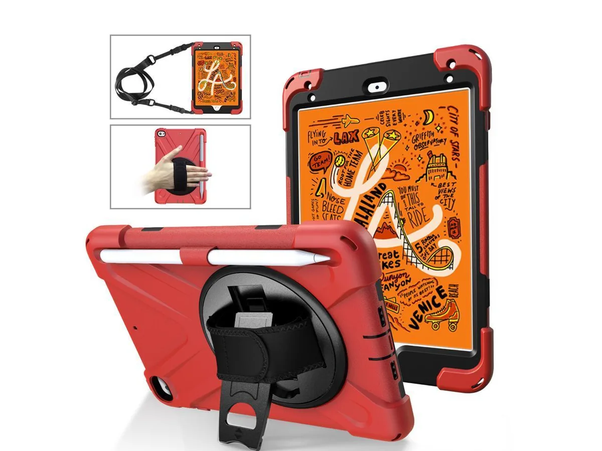 BONAEVER BONAEVER rugged case for iPad Mini 4/5 7.9" red — product photo