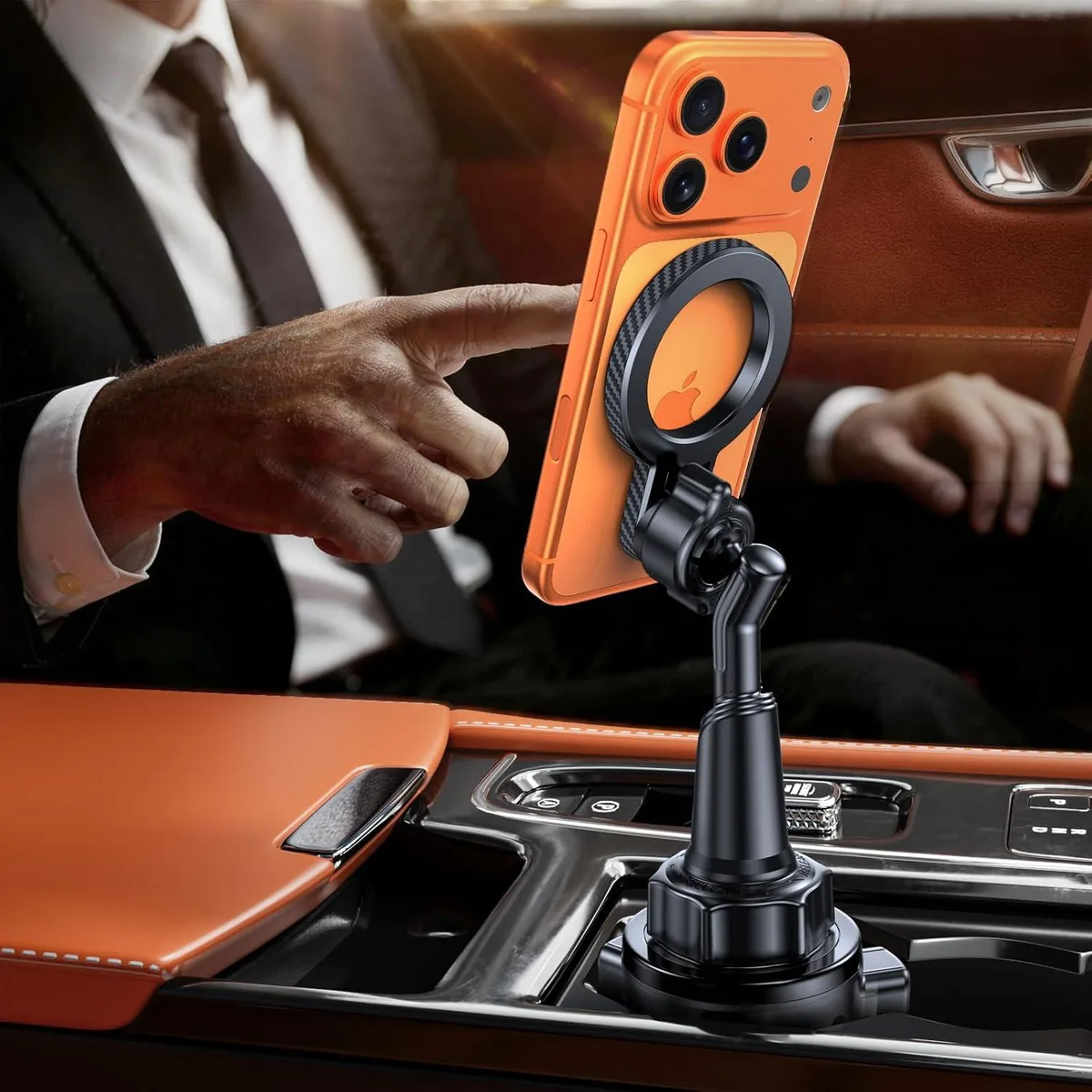 Keyence Keyence MagSafe Car Mount 2026 16 N55 Magnets Cup Holder — product photo