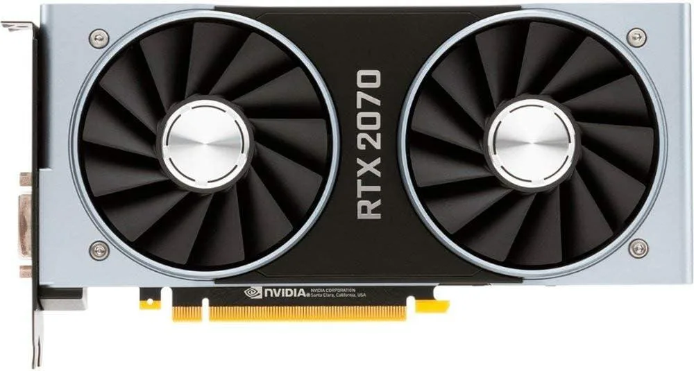 NVIDIA NVIDIA GeForce RTX 2070 Founders Edition graphics card — product photo
