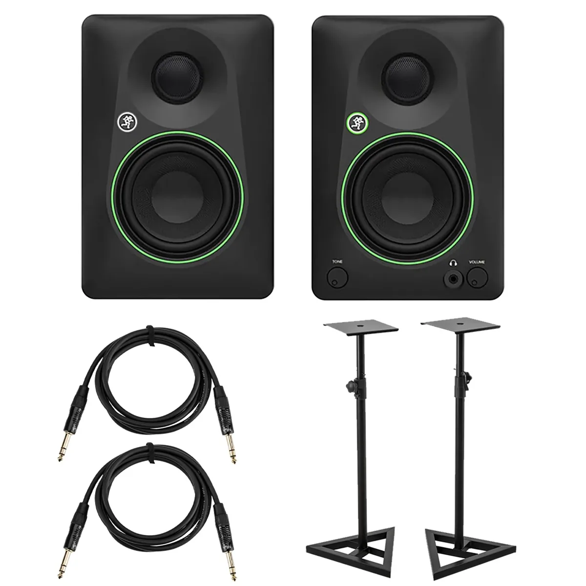 Mackie Mackie CR3.5 3.5" Studio Monitor Pair with Stands and Cables — product photo