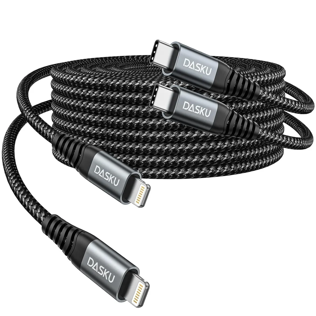 Chopmate Chopmate USB-C to Lightning Cable 6ft 2-Pack MFi Certified Braided — product photo