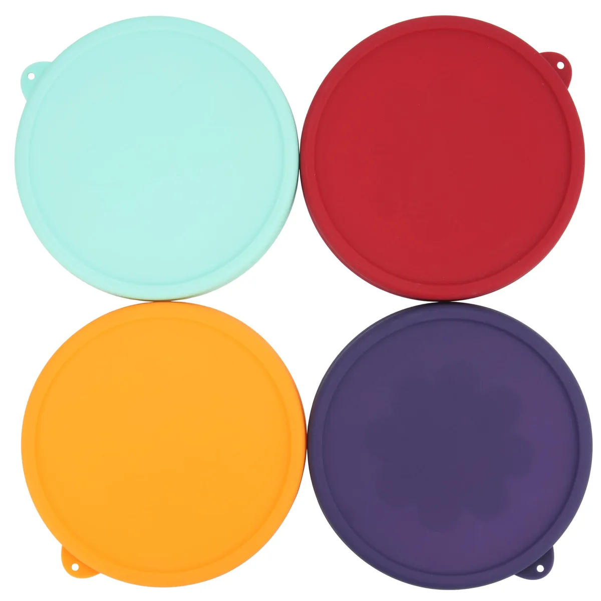  Kiicii KCKBlid-Glass-Stre-L4 4-pack silicone food storage lids — product photo