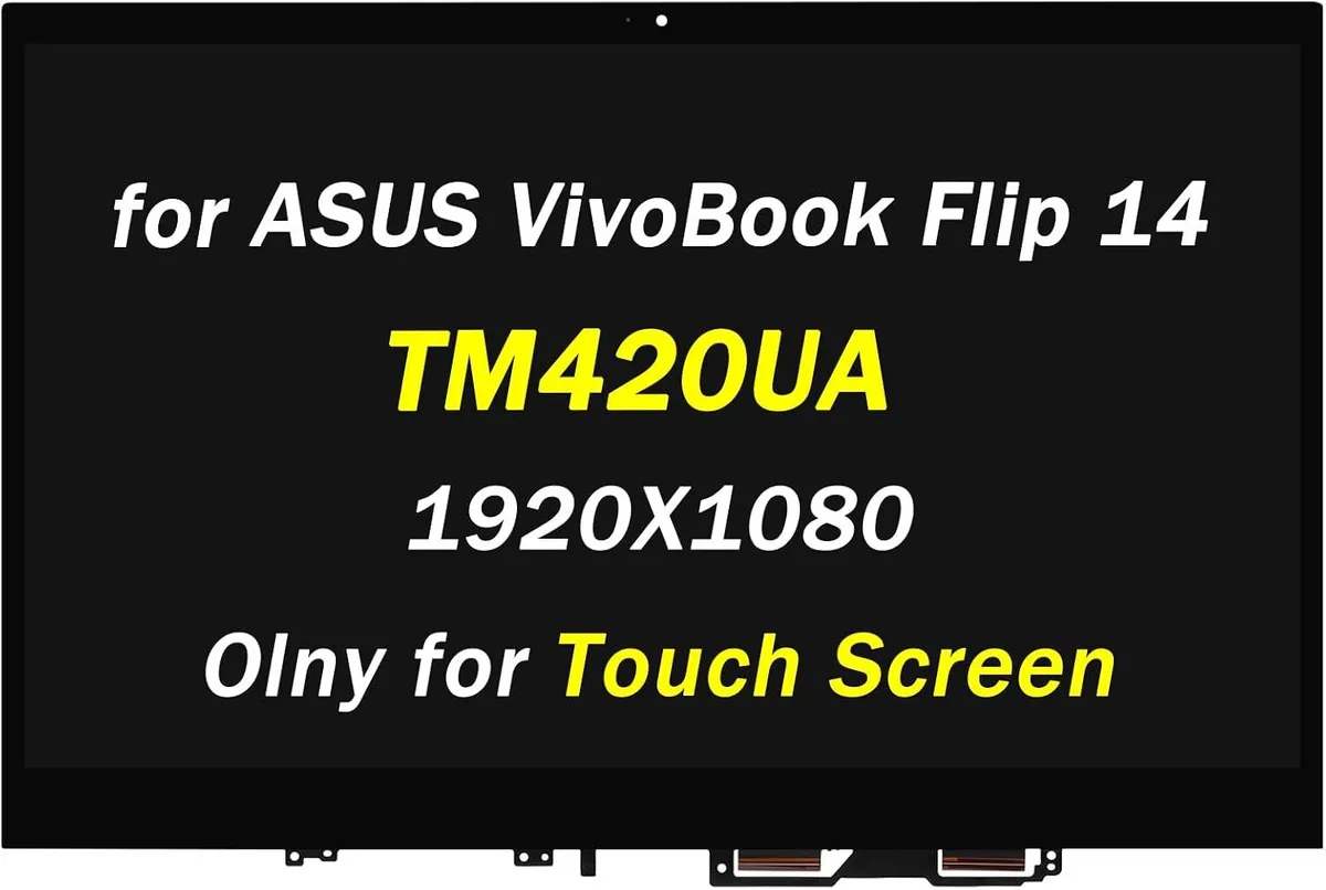 NUOLAISUN NUOLAISUN 14" FHD 1920x1080 Touch Screen Digitizer Assembly with Bezel for ASUS VivoBook Flip 14 TM420 Series — product photo