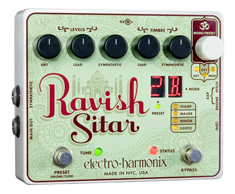 Electro Harmonix Electro-Harmonix Ravish Sitar guitar pedal — product photo