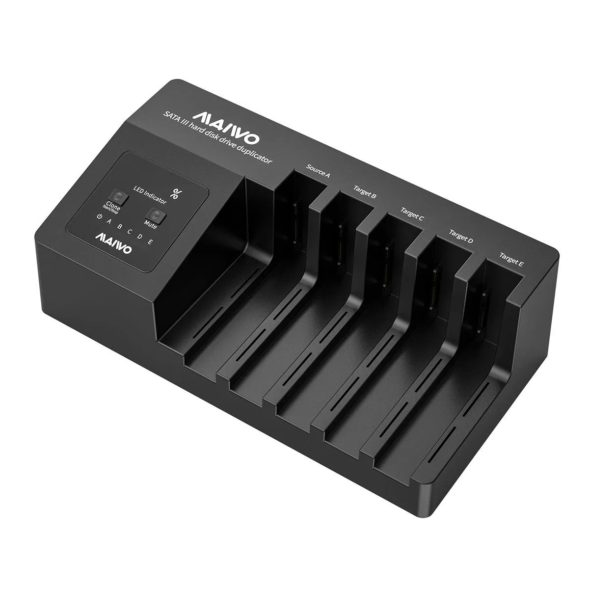MAIWO MAIWO K3095C 5 Bay SATA Drive Enclosure with Offline Clone — product photo
