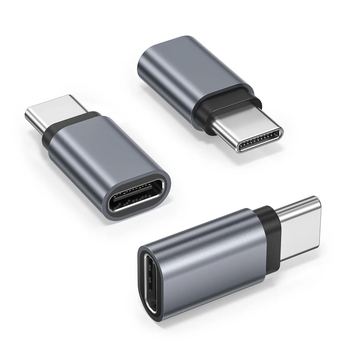  IOGEAR USB-C Extender Adapter 3-Pack 100W 40Gbps Thunderbolt 6ft Blue — product photo