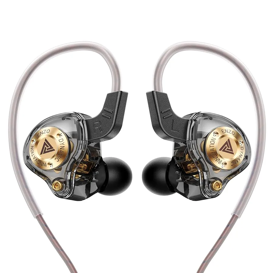  Piluyaa QKZ-ENZO In-Ear Headphones 11mm 16ohm 2.3g 3.5mm Black — product photo