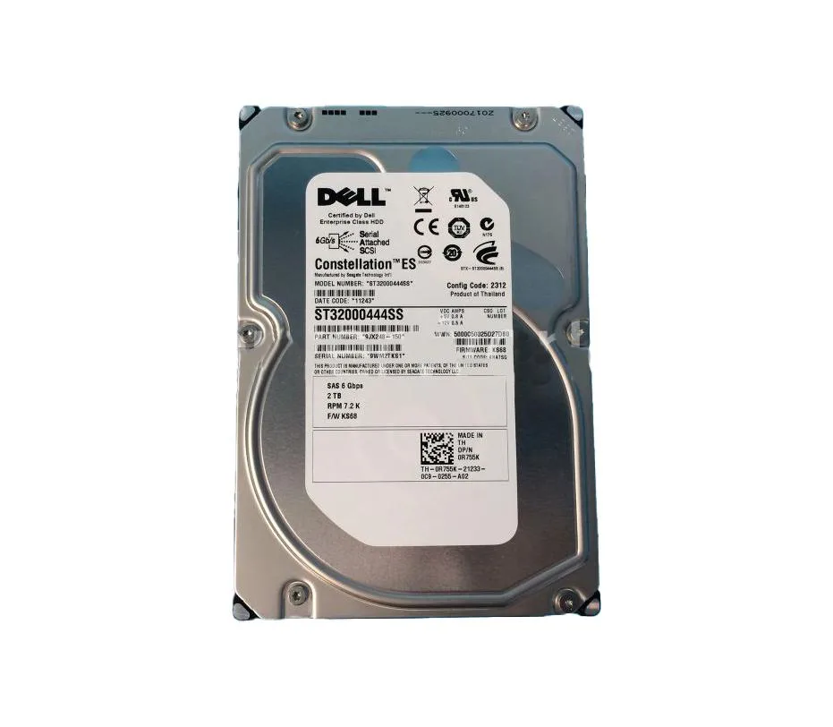 Seagate Seagate Constellation ES 2TB 7200RPM SAS 6Gb/s 16MB Cache 3.5-inch Hard Drive — product photo
