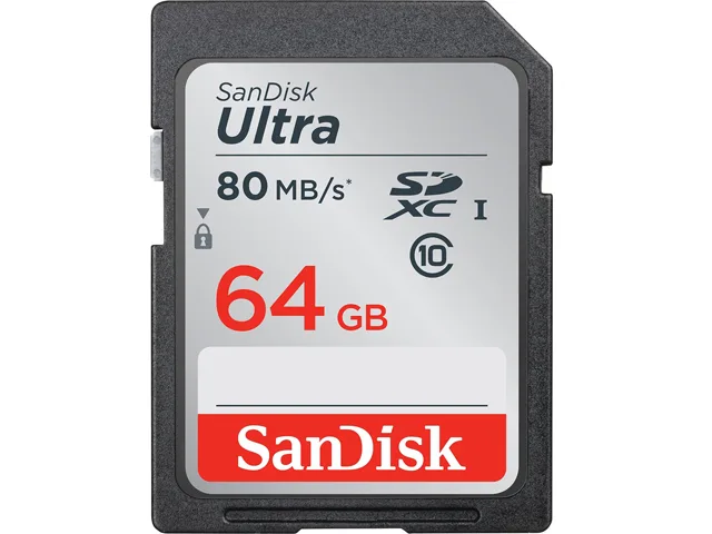 SanDisk SanDisk Ultra SDXC 64GB UHS-I Class 10 80MB/s Memory Card (SDSDUNC-064G-GN6IN) — product photo