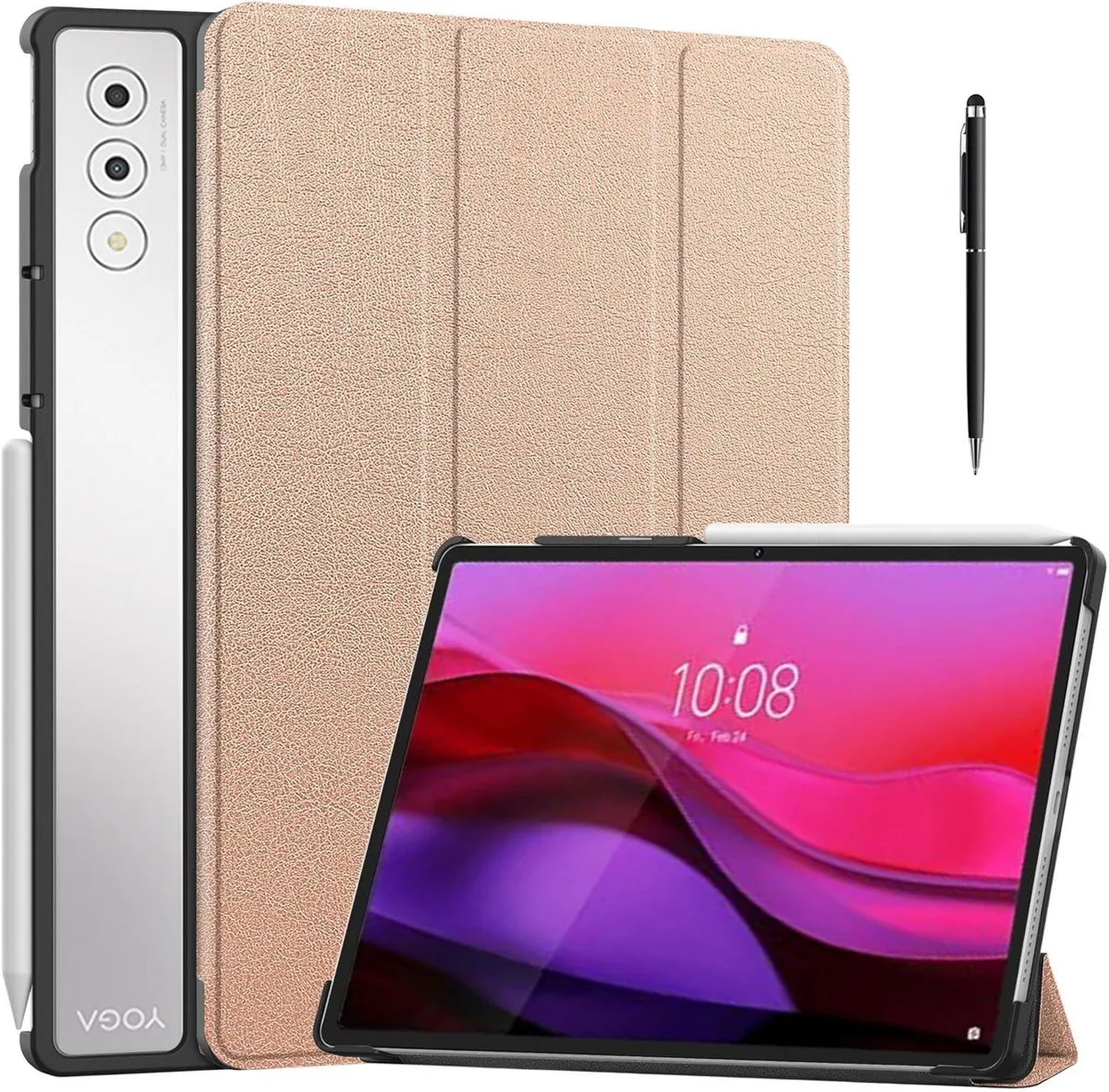 Werleo Werleo Case for Lenovo Yoga Tab Plus 12.7 inch 2025 TB520FU Rose Gold — product photo