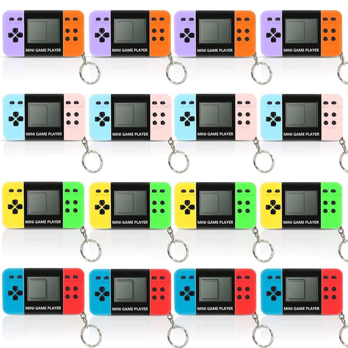  SSZS 16 Pcs Video Game Keychain Party Favors — product photo
