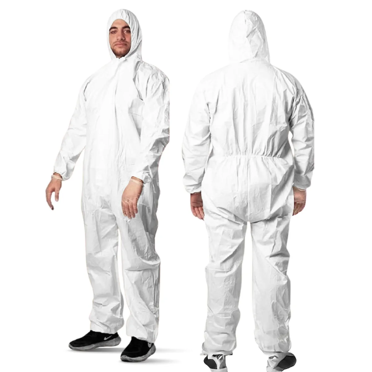 Hygea Natural Hygea Natural Disposable Coveralls White Large PPE — product photo