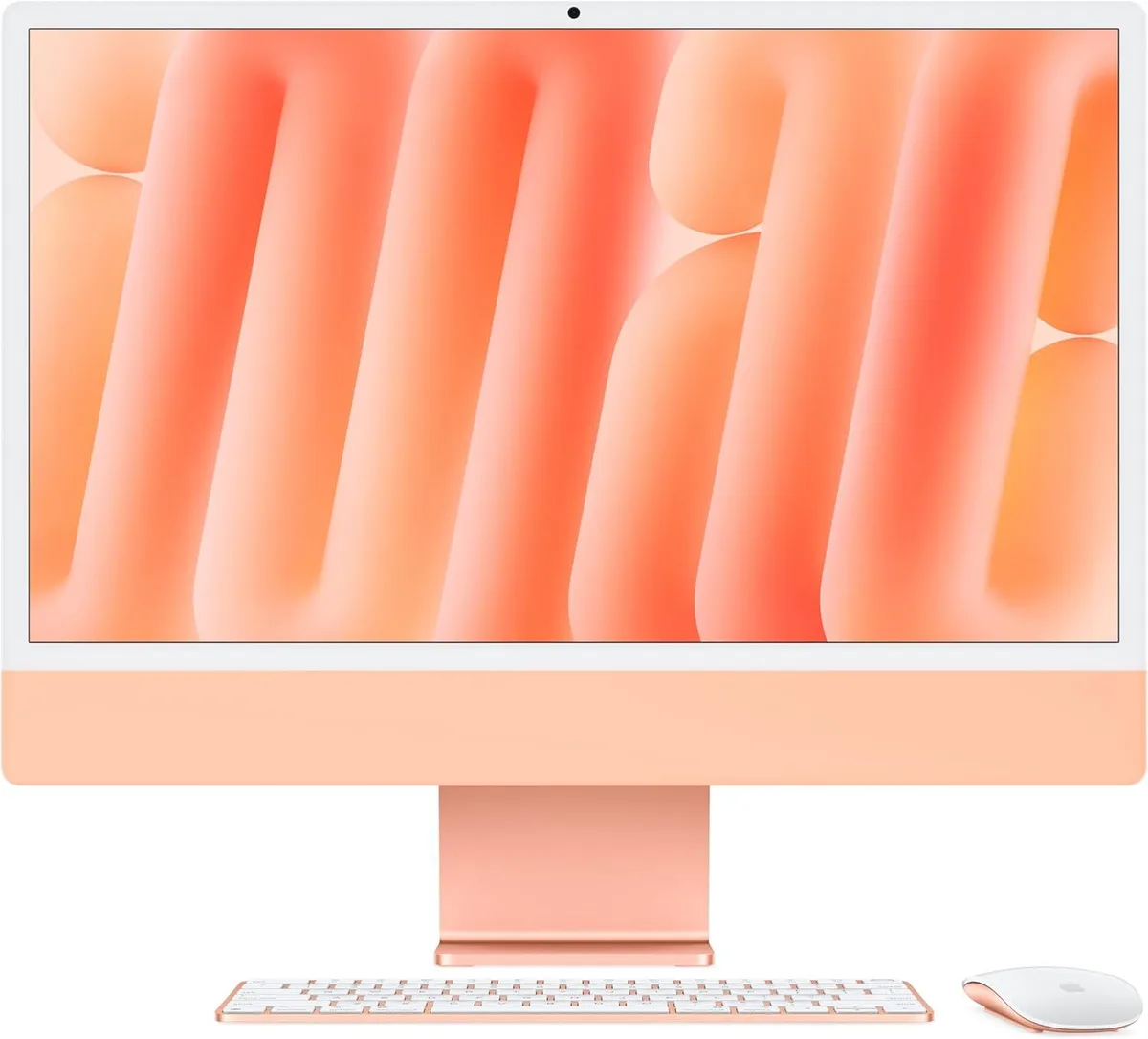 Apple Apple iMac 24 2024 M4 10-core CPU 10-core GPU 16GB 256GB Orange — product photo