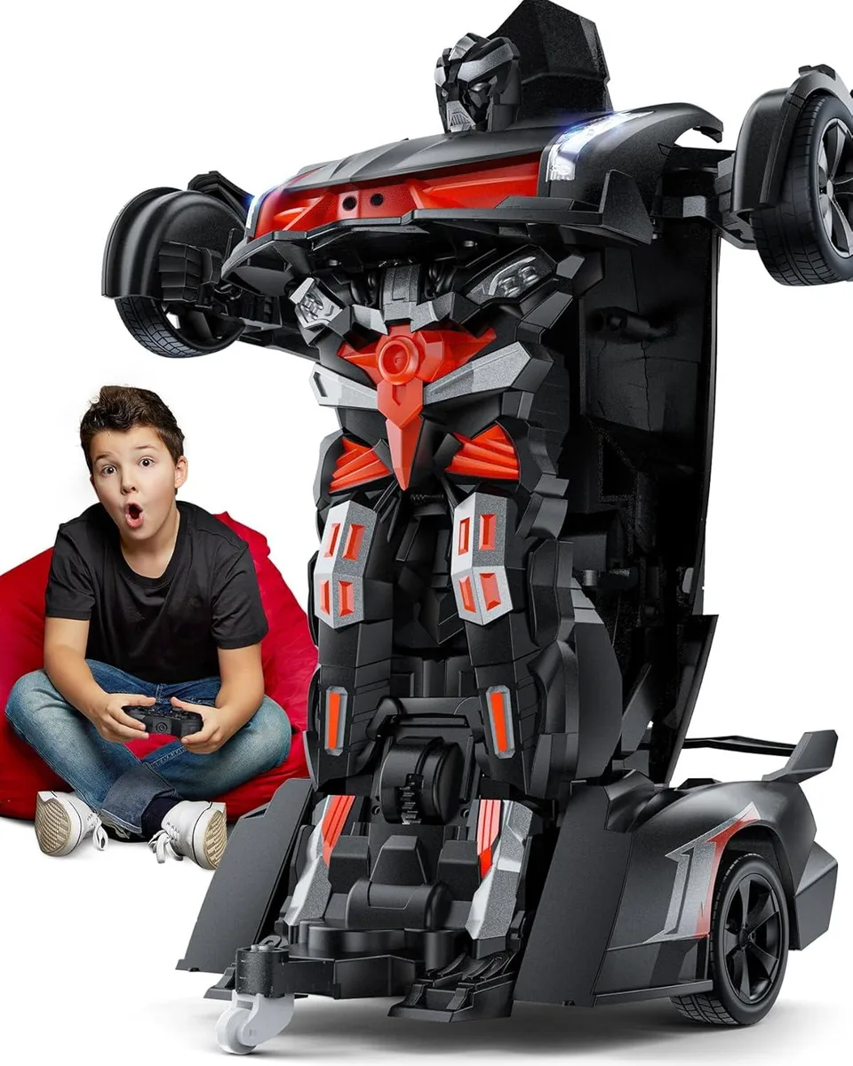 usbroway usbroway V992 Transform RC Car 1:14 2-in-1 Robot Gesture Sensing 2.4GHz 600mAh 60min — product photo