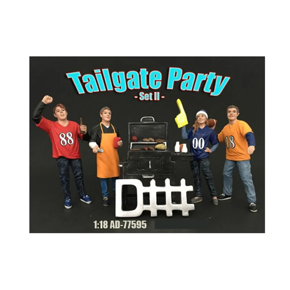 American Diorama American Diorama Tailgate Party Set II 1:18 Figures — product photo