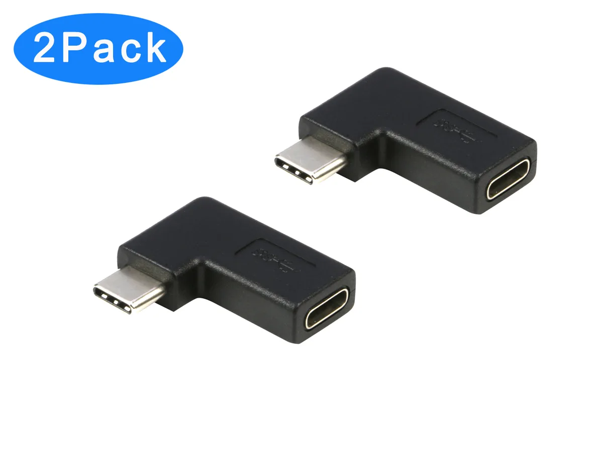RIITOP RIITOP CTCF-90D USB 3.1 Type-C 90° Extension Adapter 2-Pack — product photo
