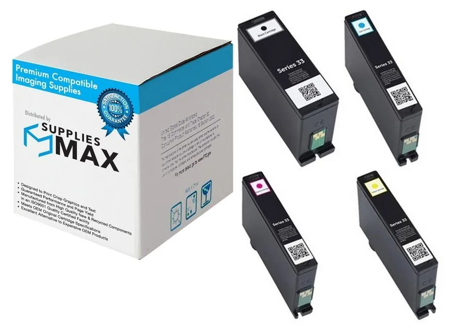 SuppliesMax SuppliesMax Dell S311B3C High Yield Inkjet Combo Pack (BK/C/M/Y) 750 pages — product photo