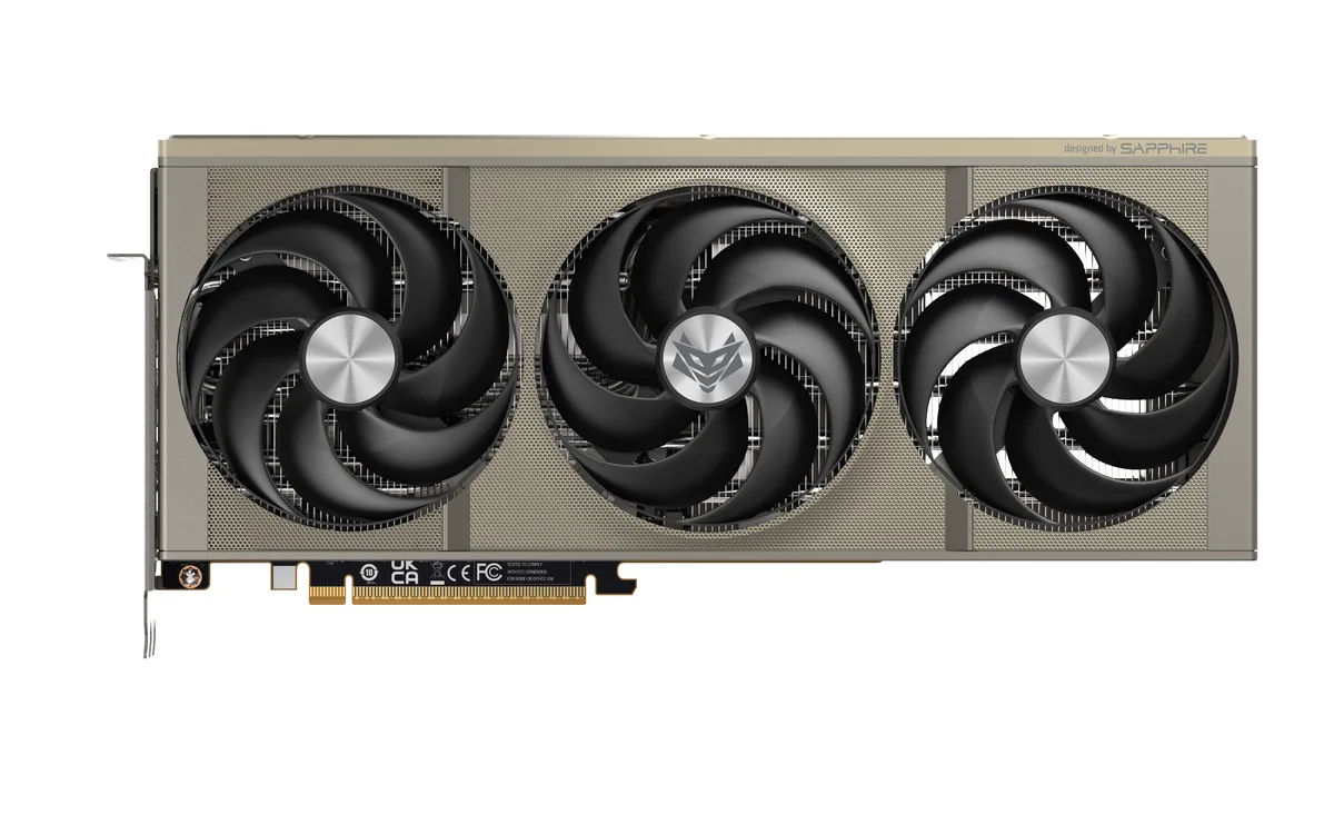 Sapphire Tech Sapphire Tech 11348-01CPO Nitro+ Radeon RX 9070 XT 16GB graphics card — product photo
