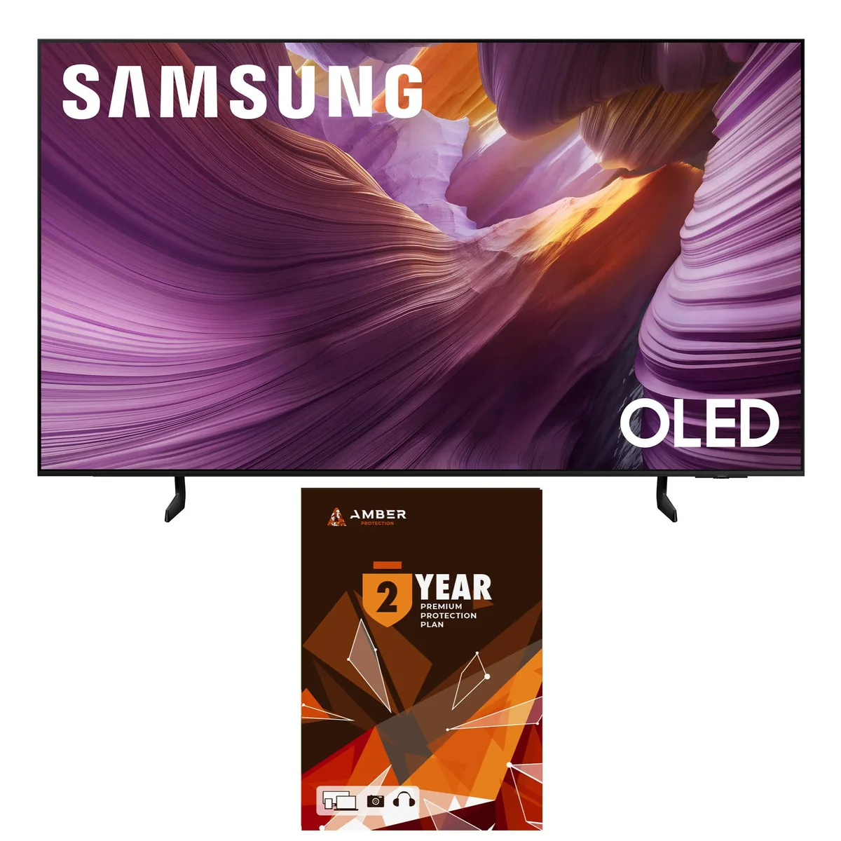 SAMSUNG SAMSUNG QN77S85FAEXZA 77" OLED 4K Smart TV 120Hz Graphite Black — product photo