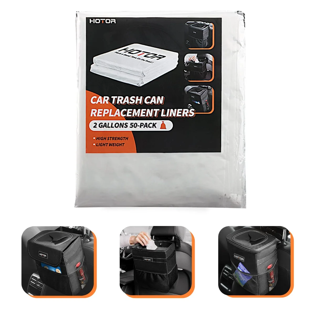 HOTOR US138-Liner 50-Pack 3 gal grounds maintenance — product photo