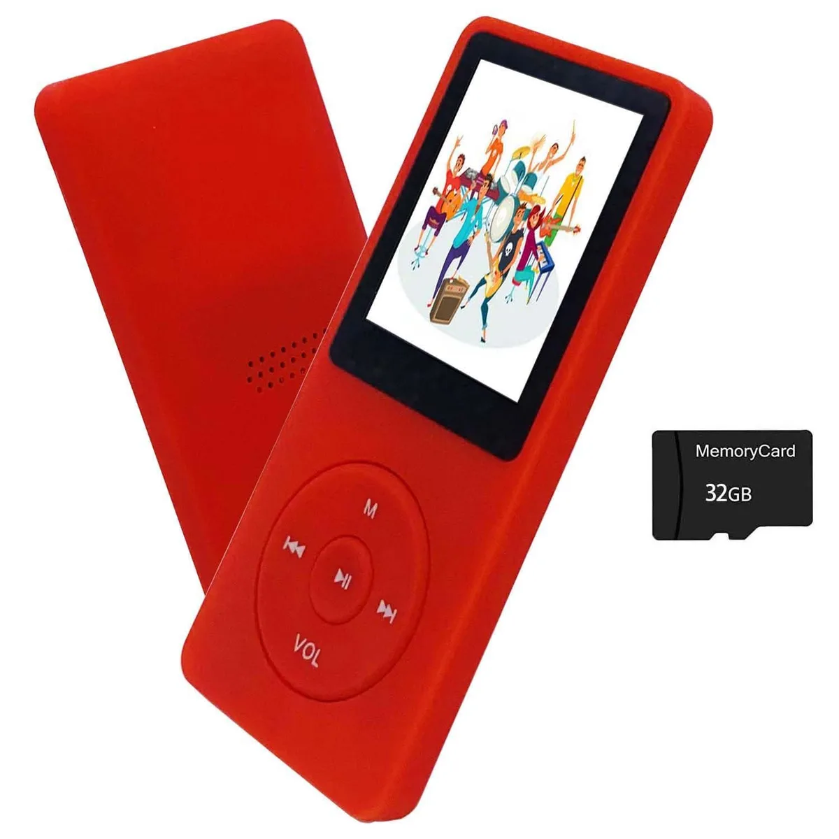  Arungo MP10 MP3 Player 32 GB 1.8" LCD Deep Red — product photo