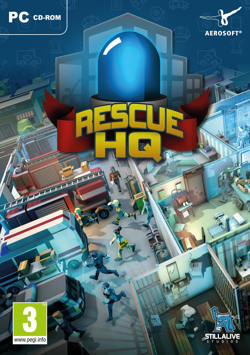 Aerosoft GmbH Aerosoft GmbH 52893 Rescue HQ - The Tycoon downloadable game — product photo