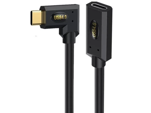 LORDWORLD LORDWORLD USB 4.0 coiled cable USB-C male to female angled 40 Gbps 240 W 1.2 m — product photo