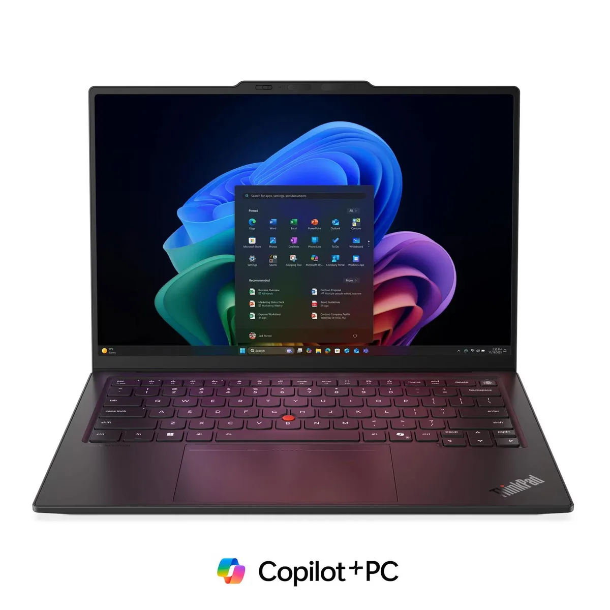 Lenovo Lenovo ThinkPad X1 Carbon 21V7006DUS Aura Edition laptop 14" 2.8K OLED 120Hz Core Ultra 5 335 vPro 32GB 512GB — product photo