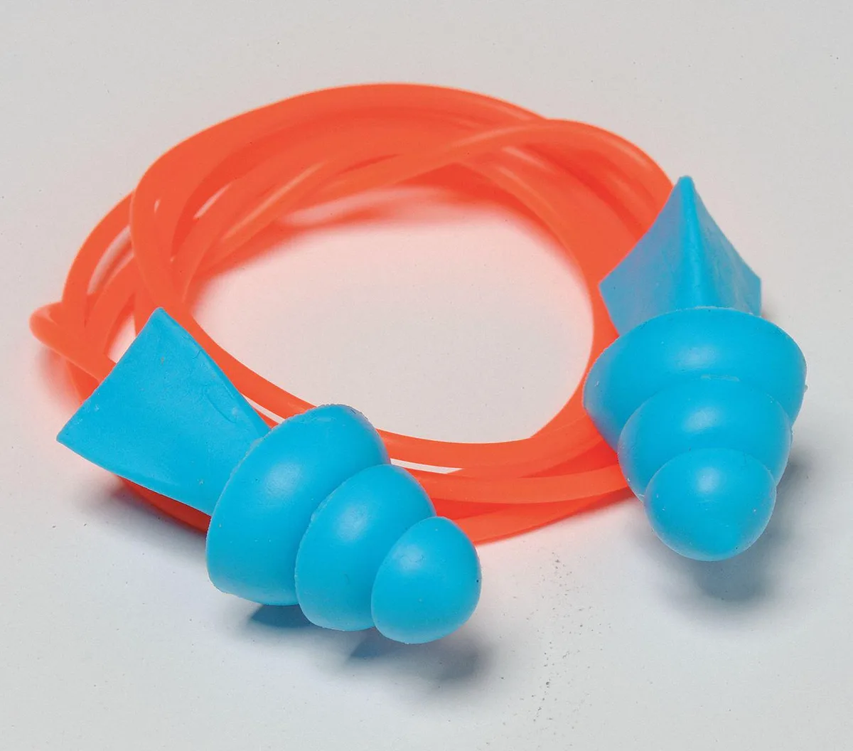 TASCO TASCO 9020 Tri-Grip Jr Vinyl Ear Plugs 27 dB Corded Blue personal protective equipment — product photo