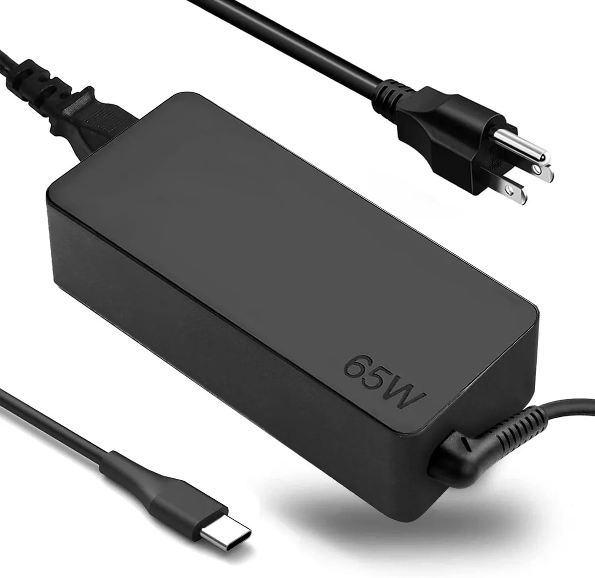 FLEANE FLEANE 65W USB-C Laptop Charger Thinkpad Yoga Chromebook ADLX65YDC2A — product photo