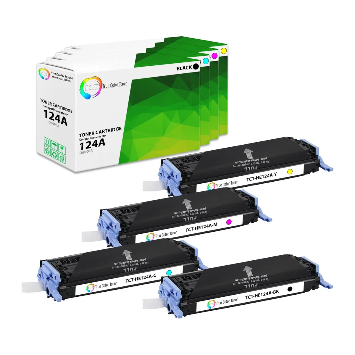 True Color Toner True Color Toner 124A 4 Pack toner cartridge — product photo