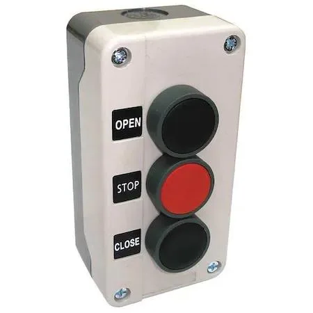 Dayton Dayton 32W271 3-Operator Control Station 22 mm Open/Stop/Close — product photo