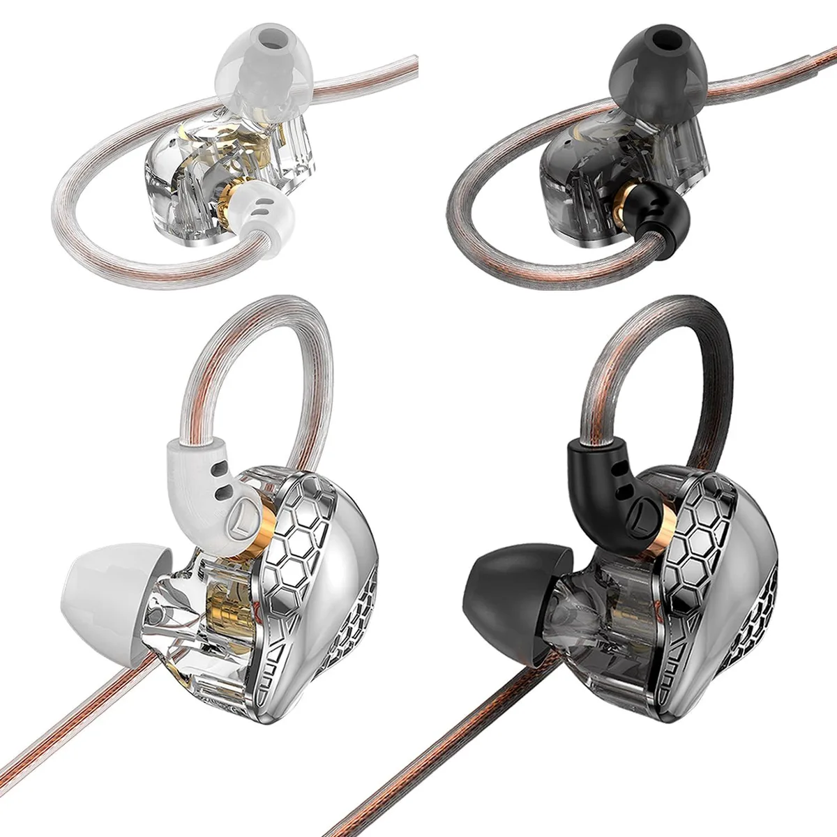  iBlink H89 2 Pack In-Ear Monitor Headphones 3.5mm — product photo