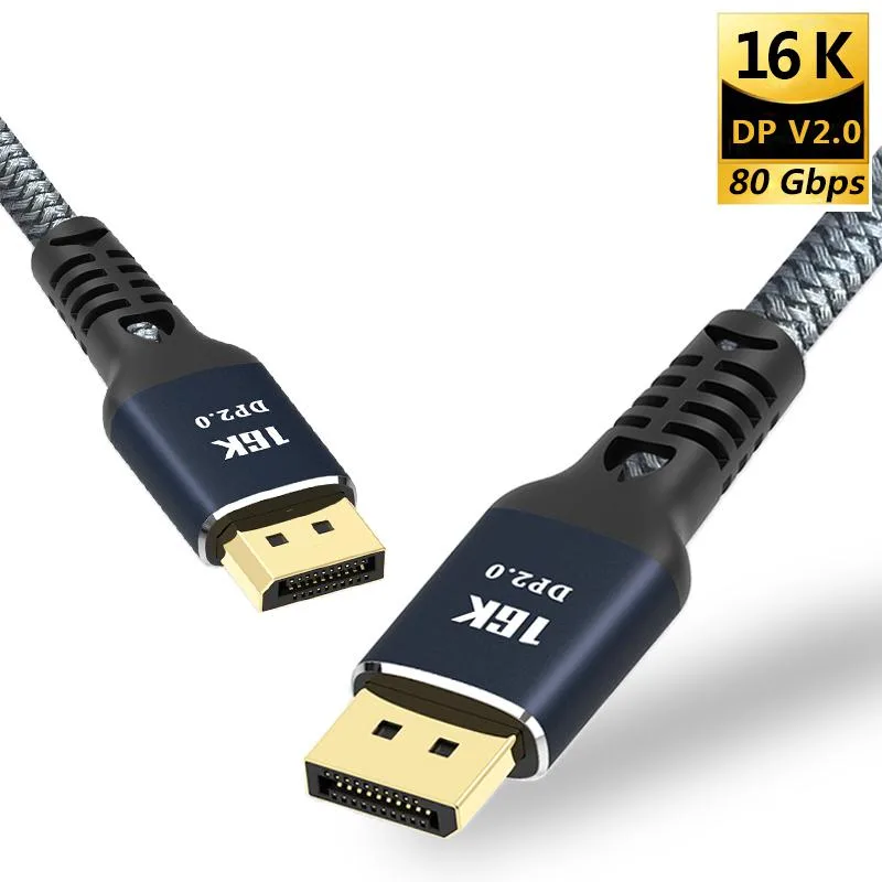 LUOM LUOM TJ-A114 DisplayPort 2.0 cable 3.3 ft 80 Gbps 16K@60Hz — product photo
