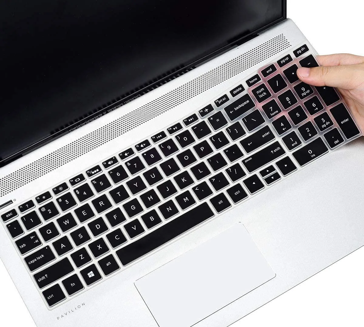  CaseBuy Keyboard Cover for HP 15.6" and 17.3" Laptops Black — product photo