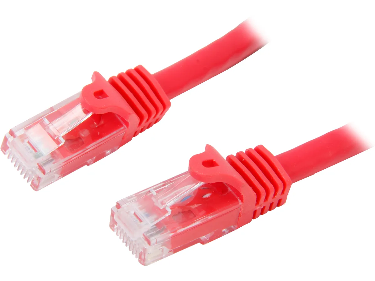 STARTECH STARTECH N6PATCH10RD network ethernet cable Cat6 10 ft red snagless — product photo