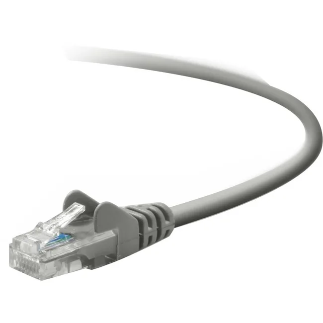 Belkin Belkin A3L791-01-S Cat 5e network ethernet cable 1 ft RJ45 RJ45 Gray — product photo