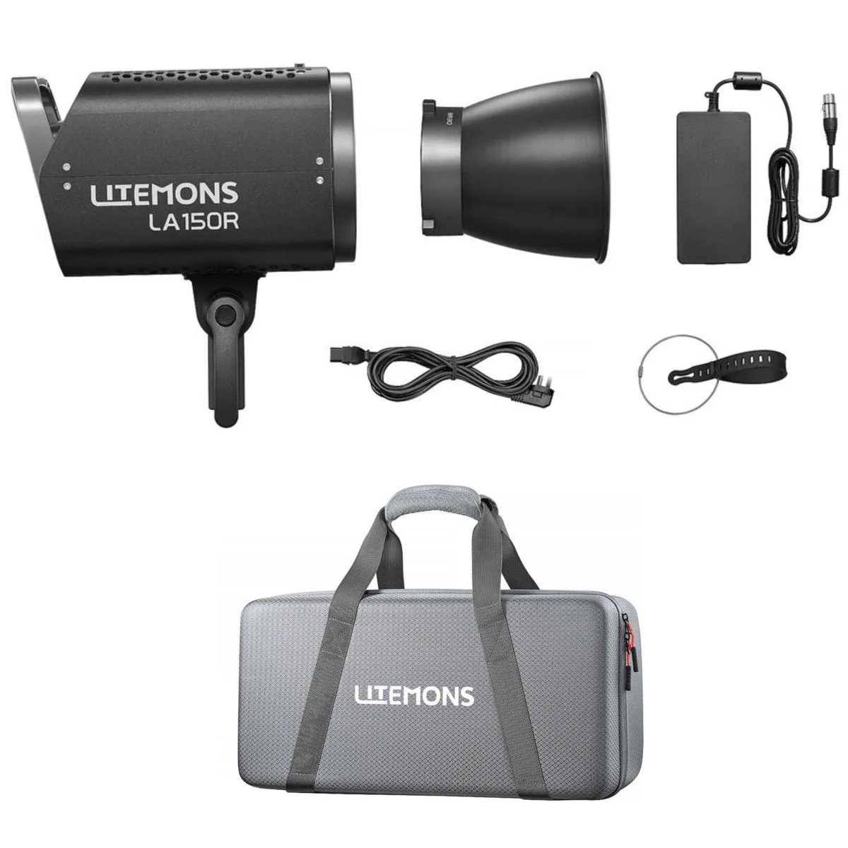 Godox Photo Equipment Co. Ltd Godox Litemons LA150R RGB LED Monolight Black Travel Kit — product photo