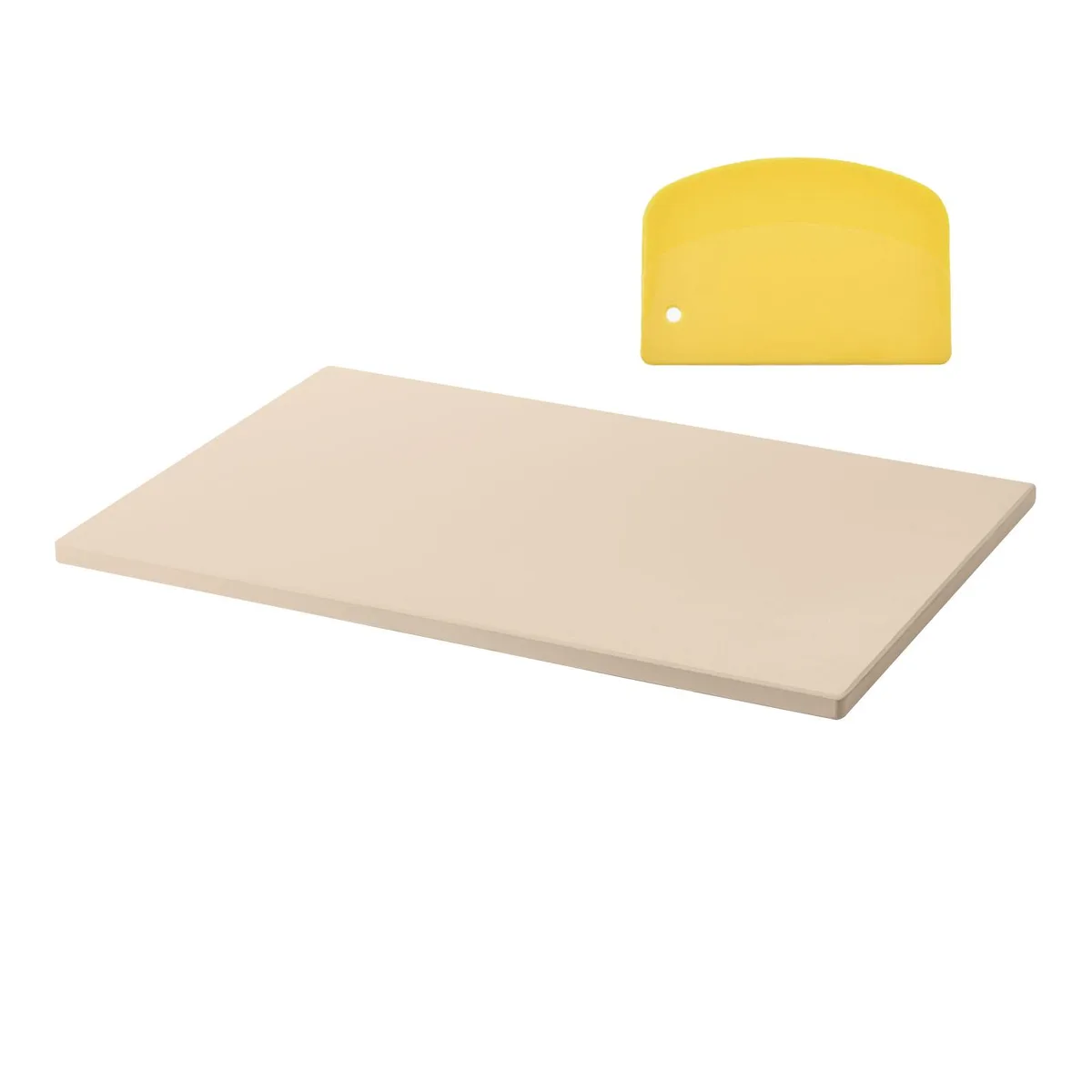 VEVOR VEVOR VV34350817 20 x 14 x .67 in cordierite pizza stone with scraper — product photo