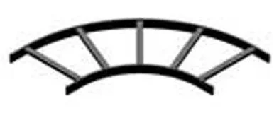 ICC ICC ICCMSLFT90 Cable Ladder 90° Flat Turn 12 Black — product photo