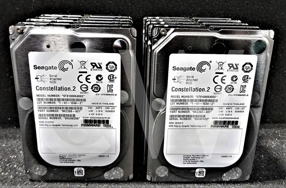 Seagate Seagate ST91000640SS 1TB 7200RPM SAS 2.5in internal hard drive — product photo