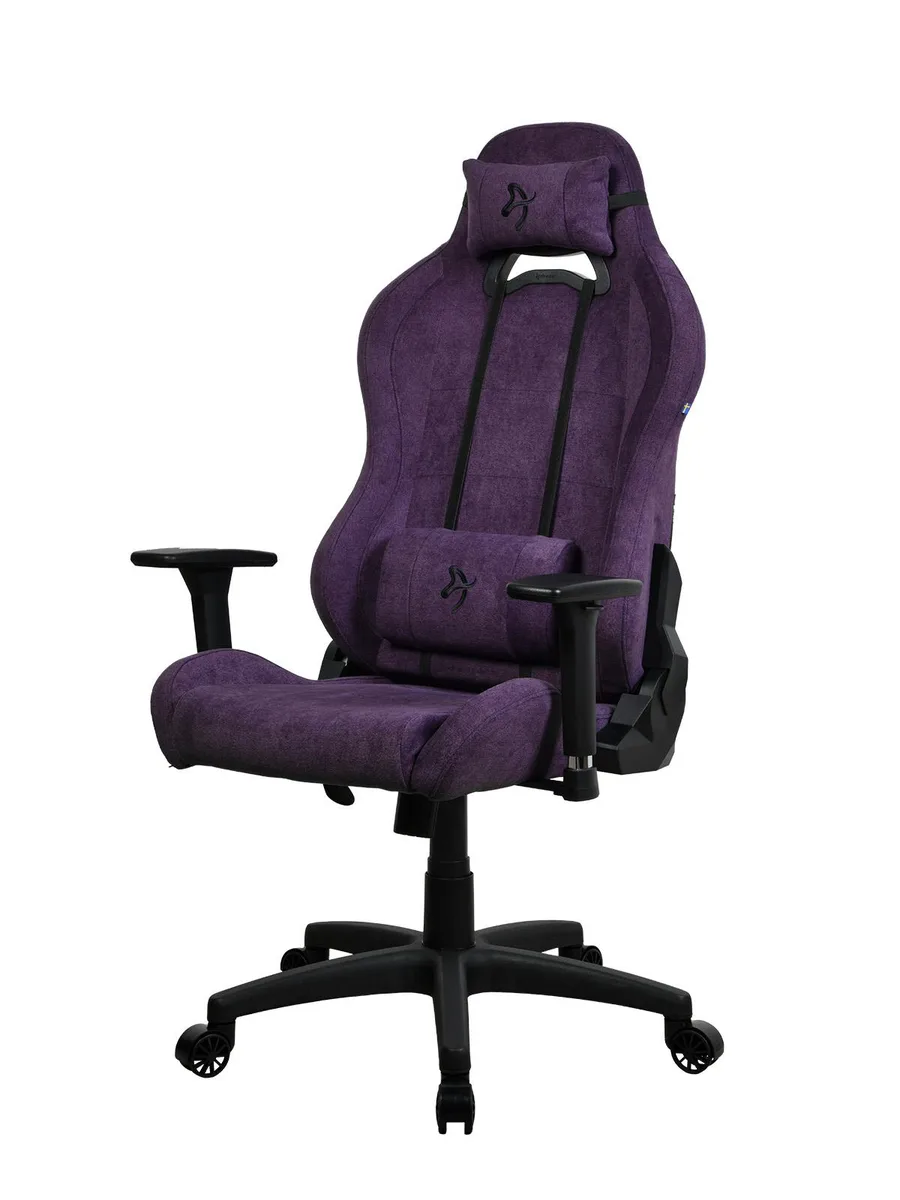 Arozzi Arozzi Torretta Soft Fabric Gaming Chair Purple 165° 12° — product photo